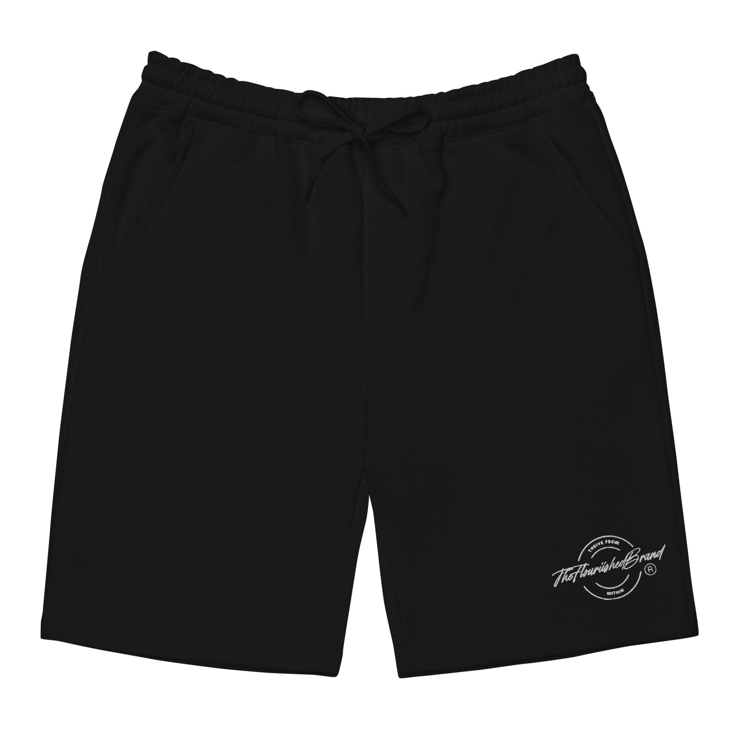 Flouriished Embroider fleece shorts